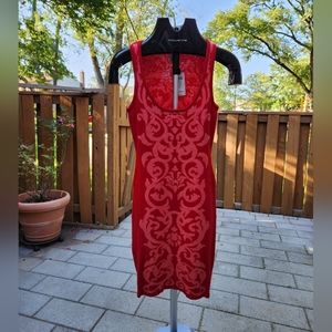 Arden B red bodycon dress